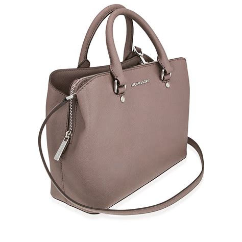 michael kors savannah medium leather satchel|MICHAEL Michael Kors Savannah Saffiano Leather Satchel.